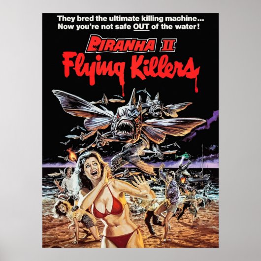 Poster Piranha (Devant)