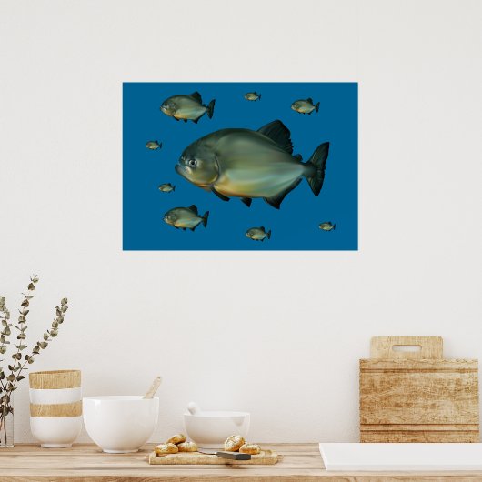 Poster Piranhas (Cuisine)