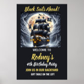 Poster Pirate Bounty Ahead Anniversaire (Devant)
