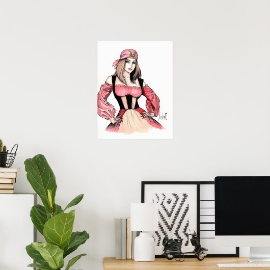 Poster Pirate Chick (Bureau à domicile)