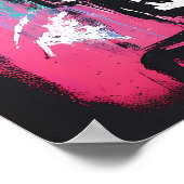 Poster Pirate de graffiti et personnages NFT Bold quadril (Coin)