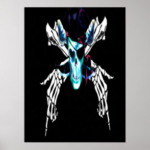 Poster Pirate de la mer vintage 