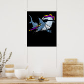 Poster Pirate de requin-marteau Océan (Cuisine)