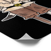 Poster Pirate Dog "Mans Best Matey !" (Coin)