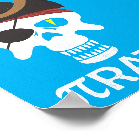Poster PiRate Funny Pi Day Math Crull (Coin)