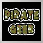 Poster Pirate Geek (Devant)