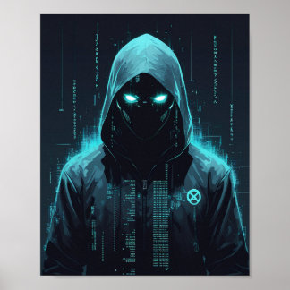 Poster Pirate Informatique Encagoulé