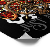 Poster Pirate Instantané Ajouter Juste Rum Halloween Crui (Coin)