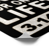 Poster Pirate irrationnelle du jour du Pi (Coin)