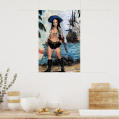 Poster Pirate Lady (Cuisine)