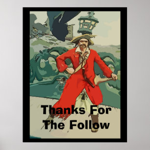 Poster Pirate, Modifier le signe texte