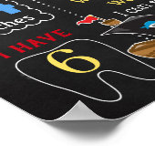 Poster Pirate Pirates Anniversaire Fête Chalkboard garçon (Coin)