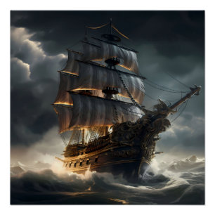 Poster Pirate Ship Art Series - Première édition #19
