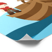 Poster Pirate Ship Birthday Party Banner (Coin)