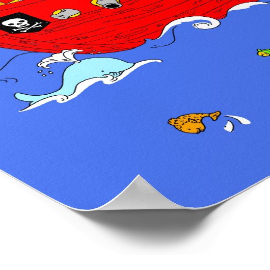 Poster Pirate Ship scène (Coin)