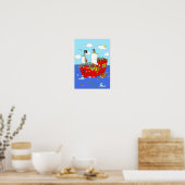 Poster Pirate Ship scène (Cuisine)