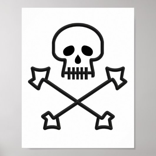 Poster Pirate simple (Devant)