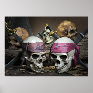 Poster Pirate Skuls
