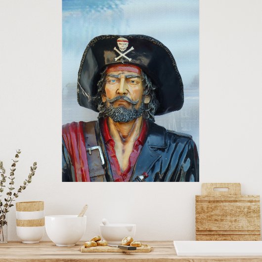 Poster Pirate vintage unique (Cuisine)