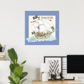 Poster Pirates ! (Bureau à domicile)
