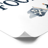 Poster Pirates Baby shower (Coin)