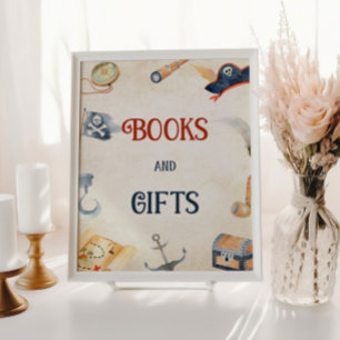 Poster Pirates Baby showers Livres Et Cadeaux Symbole