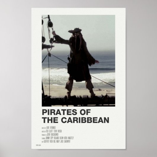 Poster pirates de l'ivoire des caraïbes (Devant)