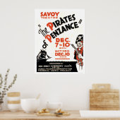 Poster Pirates De Penzance 1938 WPA (Cuisine)