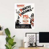 Poster Pirates De Penzance 1938 WPA (Bureau à domicile)