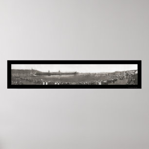 Poster Pirates Giants Baseball Photo 1905