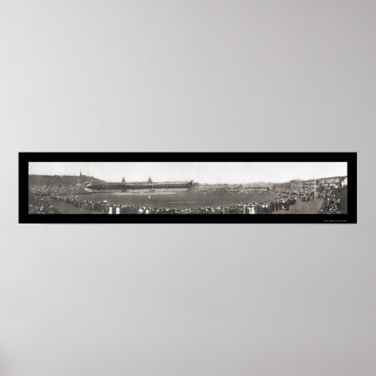 Poster Pirates Giants Baseball Photo 1905 (Devant)