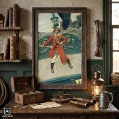 Poster Pirates Vintage, Capitaine Keitt par Howard Pyle