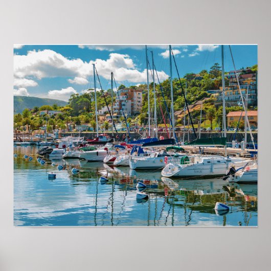 Poster Piriapolis City Port, Maldonado, Uruguay (Devant)