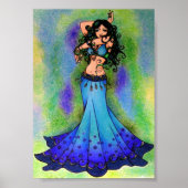 Poster Pisces Belly Dancer (Devant)