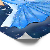 Poster Pisces Déesse Avec La Planète Au Pouvoir Neptune (Coin)