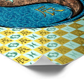 Poster Pisces & Earth Dragon (Coin)
