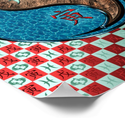 Poster Pisces & Earth Tiger (Coin)