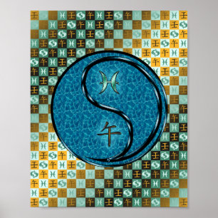 Poster Pisces & Eau Cheval