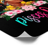 Poster Pisces Queen Black Women Persistent Beauté (Coin)