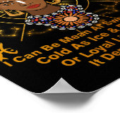 Poster Pisces Queen Sweet Comme Bonbons Anniversaire Femm (Coin)