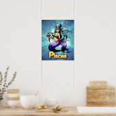 Poster 'Pisces' sous la sirène d'anime (Cuisine)