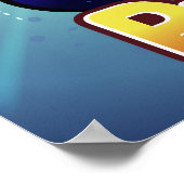 Poster 'Pisces' sous la sirène d'anime (Coin)