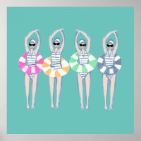 Piscine Artistique vintage Piscine Anneau