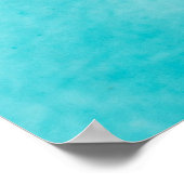 Poster Piscine bleue (Coin)