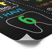 Poster Piscine d'été de plage Table ronde d'anniversaire (Coin)