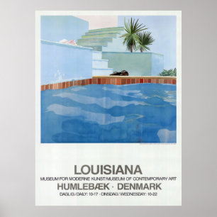 Poster Piscine et marches
