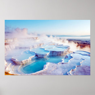 Poster Piscine Minérale Nature Extérieur Paysage Calme Re