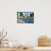 Poster Piscine municipale de Lakeland Florida (Cuisine)