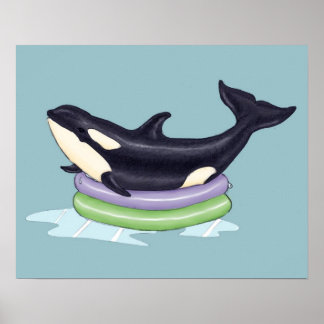 Poster Piscine pour enfants d'Orca