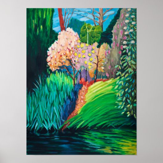Poster Piscine sombre (Devant)